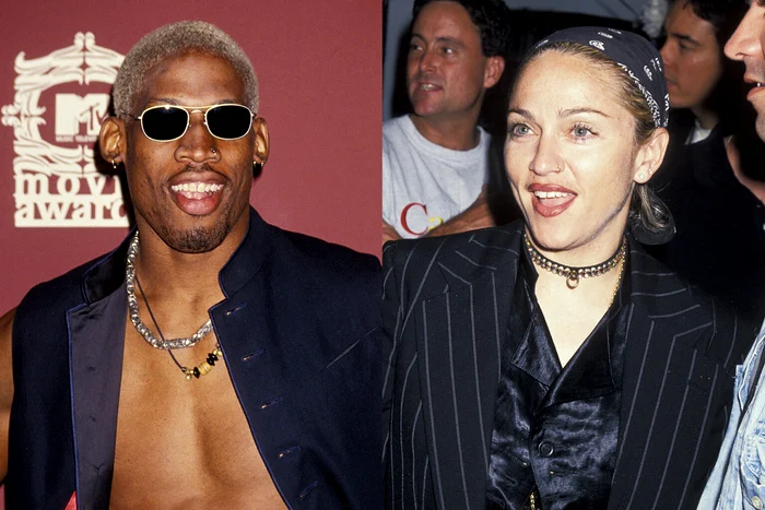 
    Madonna și Dennis Rodman  