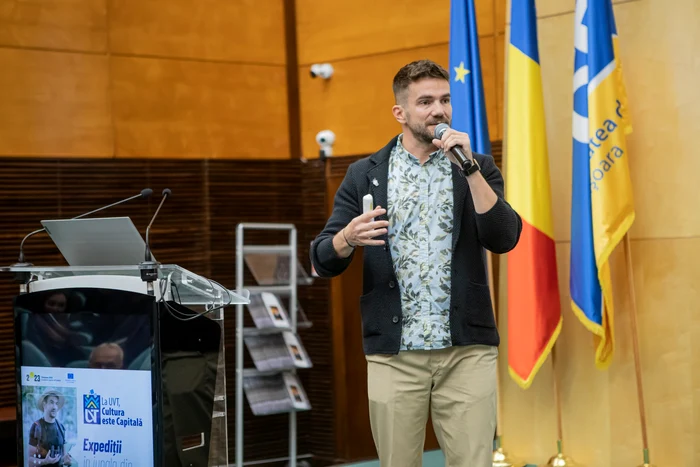 Alexandru Stermin la Timișoara FOTO UVT