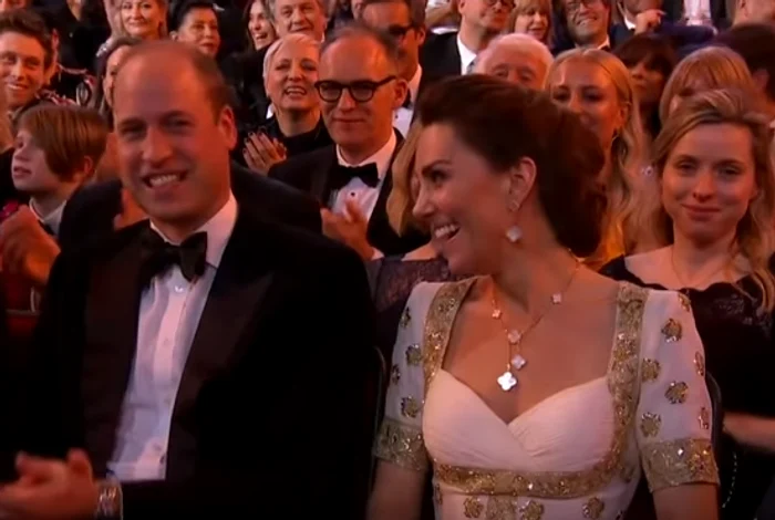 Prințul William și Kate Middleton au gustat glume lui Brad Pitt despre prințul Harryfoto: captură/YouTube