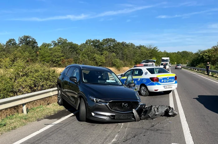 În urma accidentului provocat de medic o femeie a fost rănită FOTO: martor