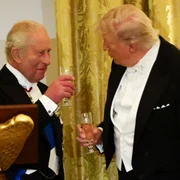 Charles și Trump FOTO AFP