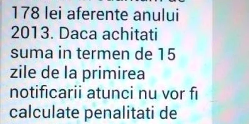 Cetăţenii primesc mesaje false de la „Fisc”