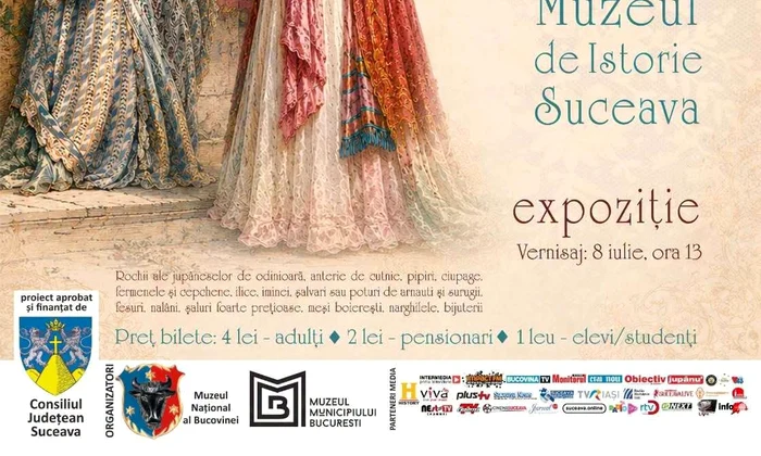 Vernisajul expoziției „Moda la Porțile Levantului”, la Muzeul de Istorie Suceava 