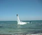 Primul turist care s-a dat cu flyboard-ul FOTO Mariana Iancu