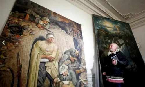 Picturile favorite ale lui Adolf Hitler, descoperite la o mănăstire din Cehia jpeg