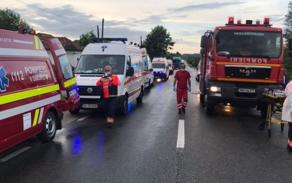 Accident rutier grav în județul Teleorman. A fost activat Planul Roșu de Intervenție