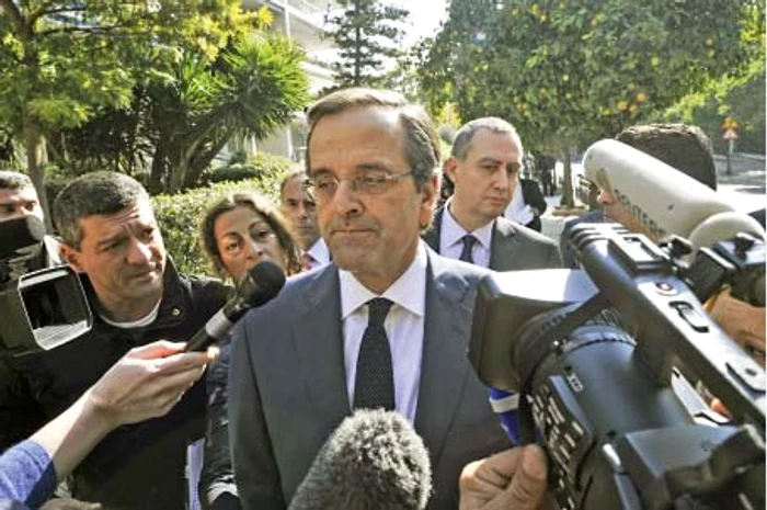 Liderul opoziţiei conservatoare, Antonis Samaras  Foto: AFP