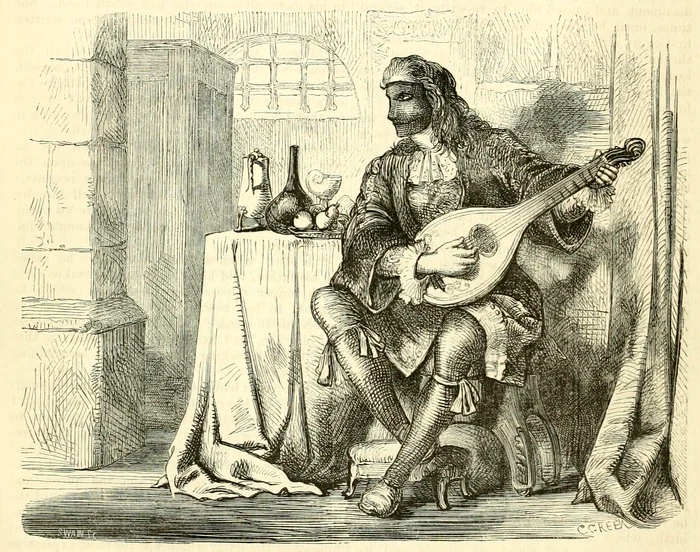 O reprezentare a omului cu mască de fier din anul 1860 FOTO wikipedia