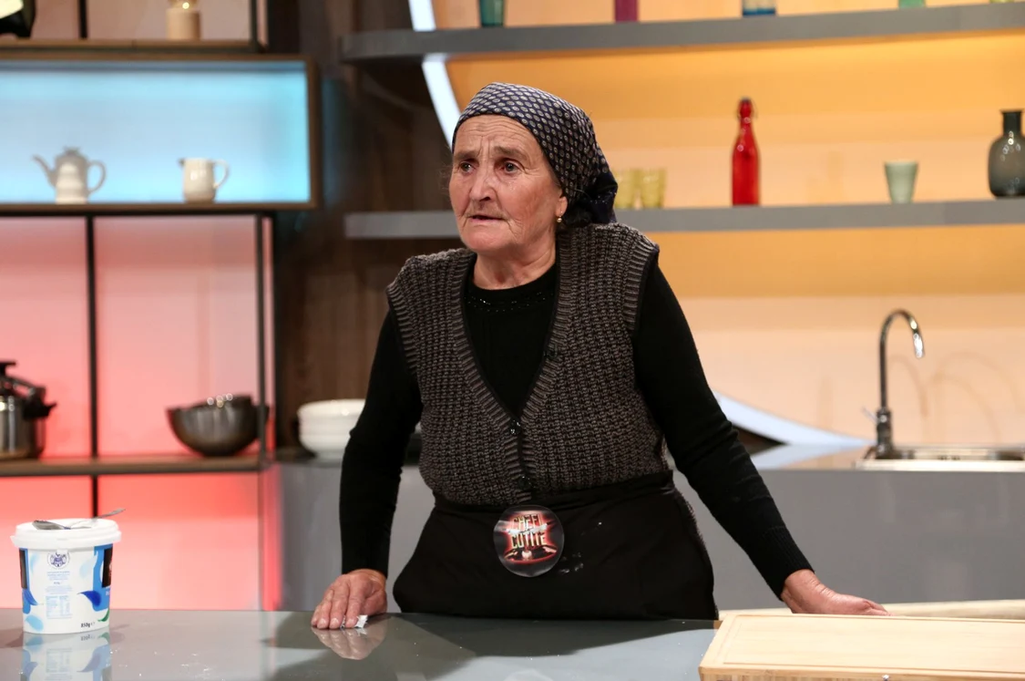 Bunica Gherghina la „Chefi la cuțite“ FOTO Antena 1