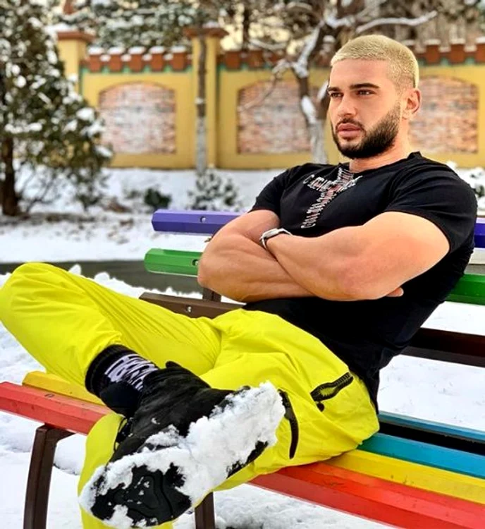 Și Dorian Popa a fost vopsit blond pentru o perioadă