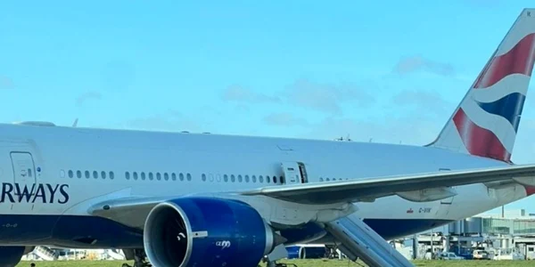 Aeronava companiei British Airways   Foto Twitter jpg