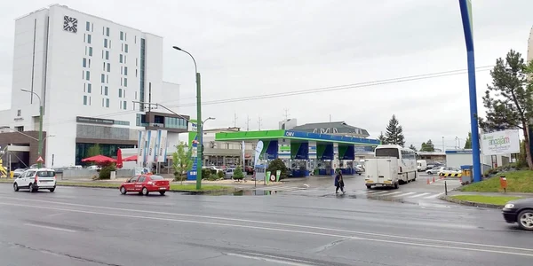 Incidentul s-a produs în benzinăria OMW de lângă gară