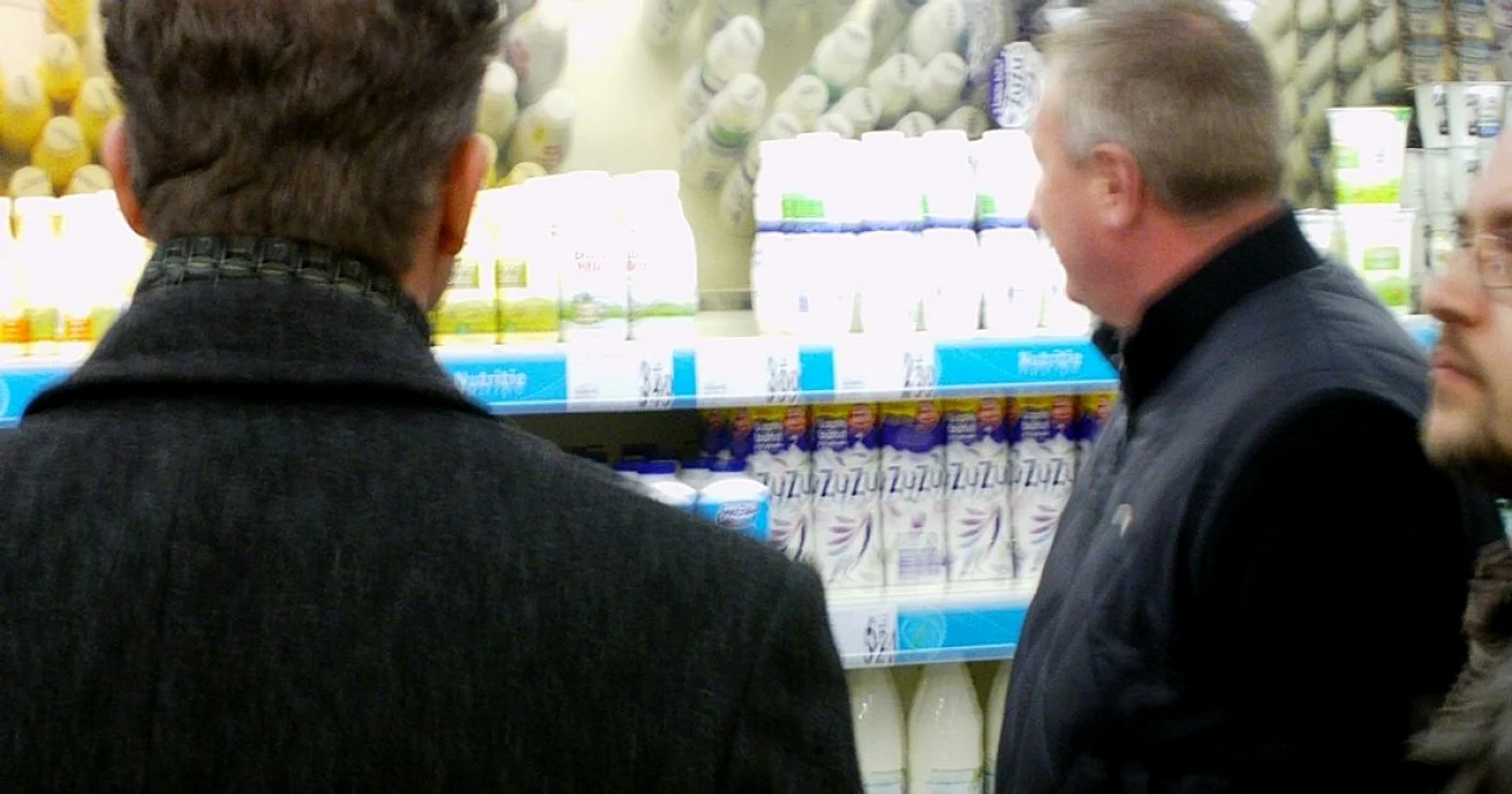 Cristi Roman incurajeaza consumul de produse lactate romanesti FOTO Adevarul