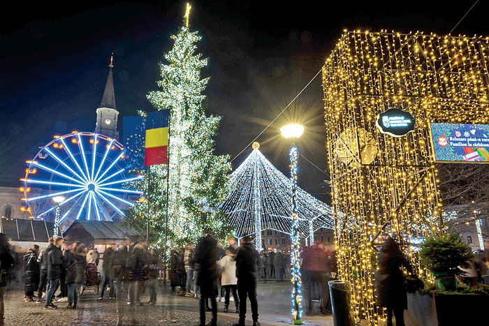 Târgul de Crăciun de la Cluj-Napoca FOTO INQUAM