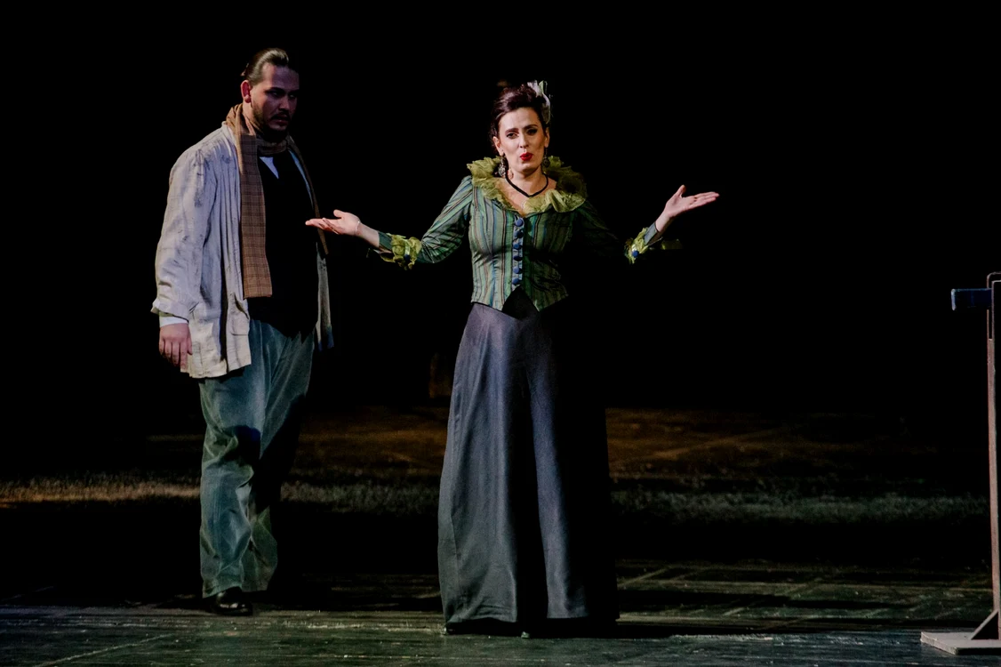 Sebastian Balaj și Cristina Maria Oltean. Foto: Andrei Grigore/ Opera Națională București 