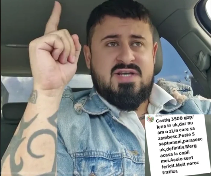 Românul care muncește în Anglia și vrea să revină în România.