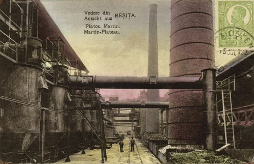 Ilustrate de epocă Uzinele din Reșița Sursa delcampe (13) jpg