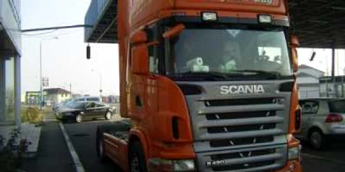 TIR-ul a fost indisponibilizat de polițiștii de frontieră
