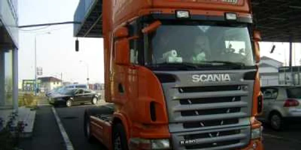 TIR-ul a fost indisponibilizat de polițiștii de frontieră