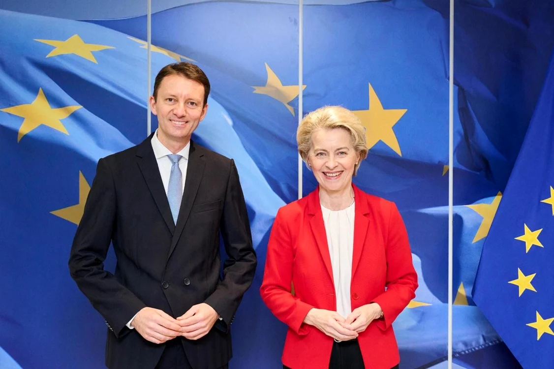 Siegfried Mureșan și Ursula von der Leyen FOTO Facebook S.Mureșan