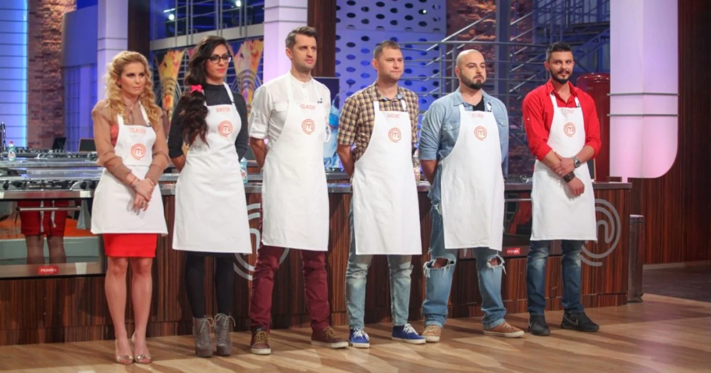 Claudia,
Anuţa, Claudiu, Andrei, Florin şi Liviu sunt semifinaliştii
acestui sezon MasterChef FOTO Pro TV