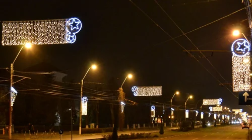 iluminat de sarbatoare la Galati1
