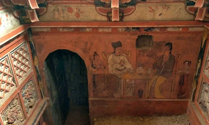 Un mormânt spectaculos din timpul dinastiei Song, descoperit din întâmplare în nordul Chinei jpeg