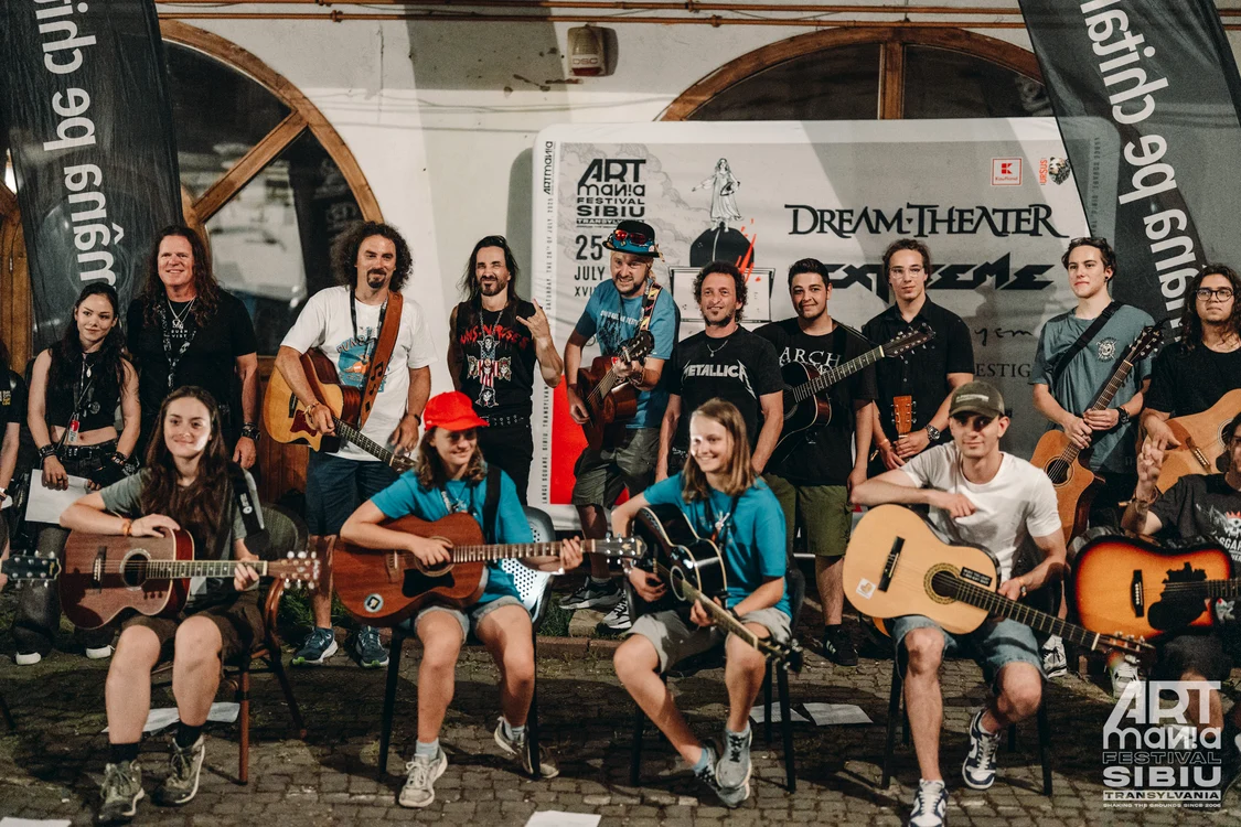 Rock Talk - School of Rock și chitariștii la ARTmania 2025 Foto ARTmania Festival