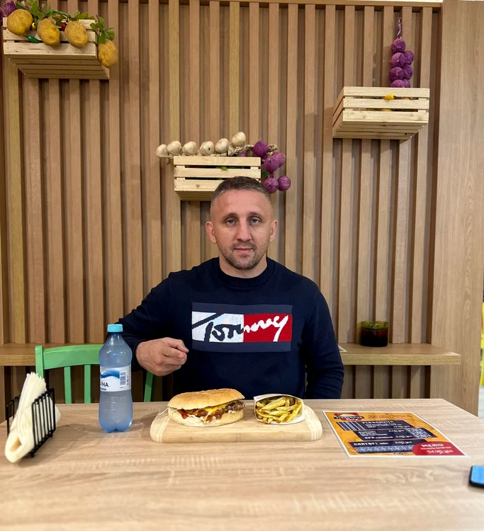 Ruben Stoia a trecut de la sport la mâncare FOTO Claudia Untaru 