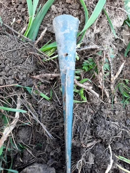 Vârf de lance vechi de mii de ani descoperit in Teleorman FOTO Jandarmeria Romana
