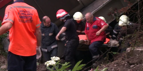 Accidentul a avut loc la trecerea de nivel de cale ferata pe DN 72