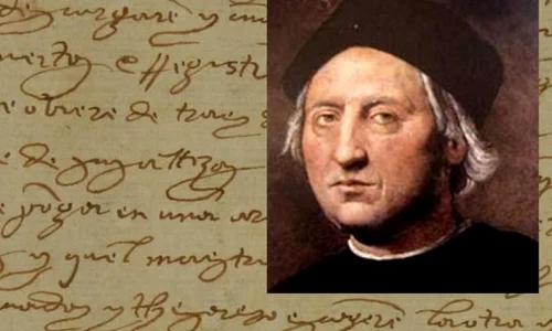 O scrisoarea ce a aparținut lui Cristofor Columb, returnată Italiei jpeg