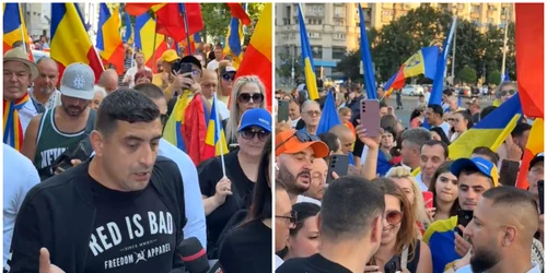 protest aur 22 iunie george simion foto captura video
