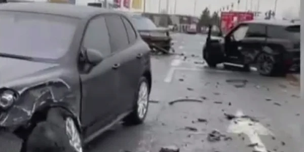 accident cu bolizi in mall FOTO captura video jpg