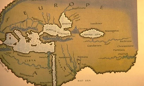Despre cosmografia grecilor antici, la Muzeul Naţional al Hărţilor şi Cărţii Vechi jpeg