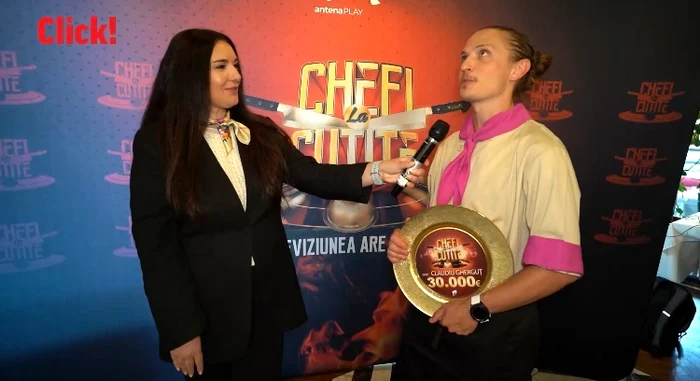 Claudiu Gherguț, câștigătorul sezonului 15 Chefi la cuțite foto: Click!