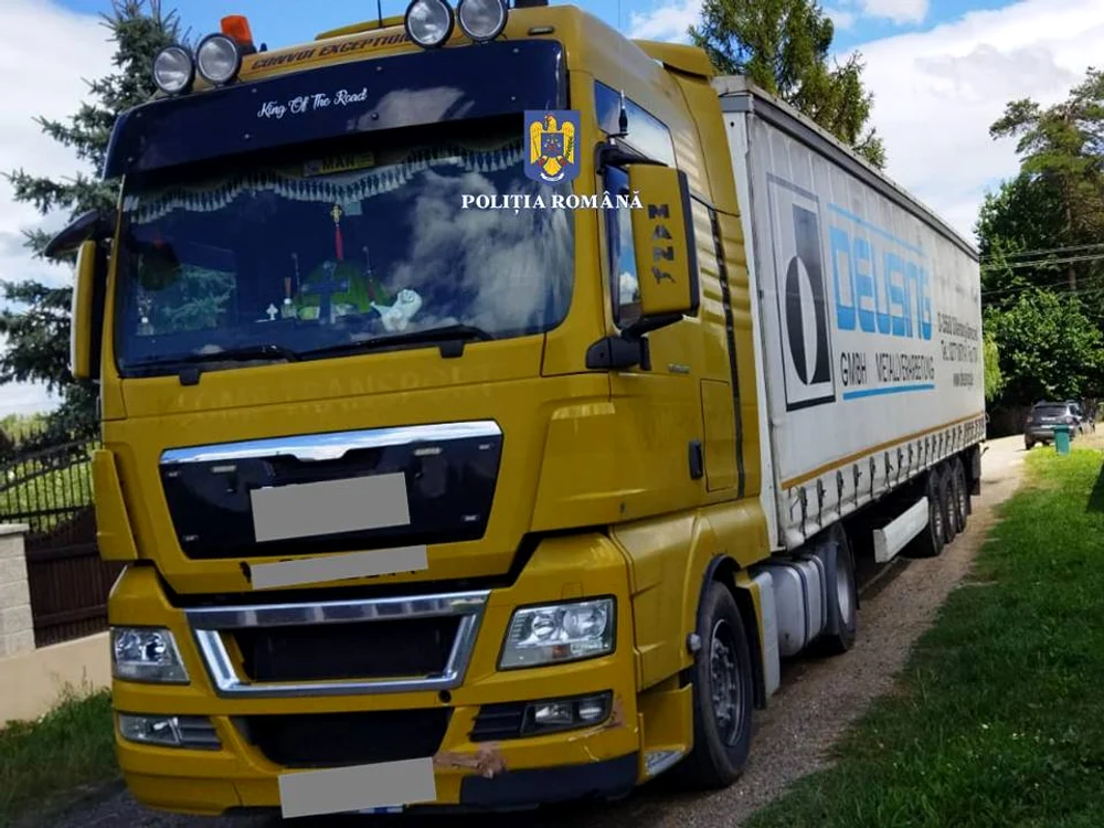 confiscare transport ilegal de lemn, FOTO: IPJ Suceava