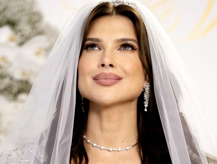 Monica Bârlădeanu, o mireasă superbă FOTO: Arhivă Personală/FB