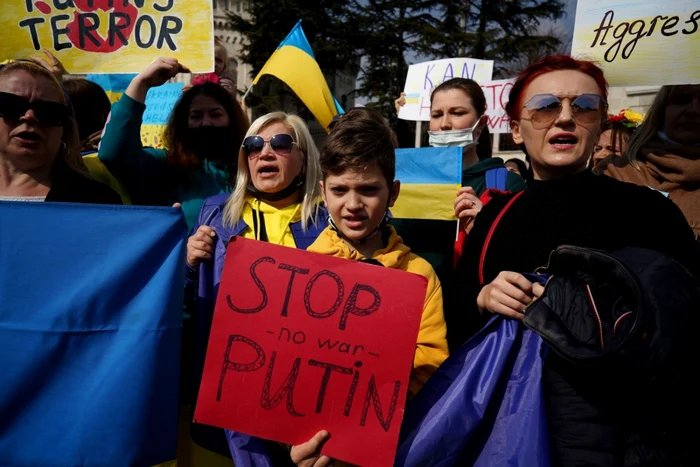 Proteste anti-Putin în lume - Istanbul Turcia - 26 feb 2022 / FOTO Profimedia