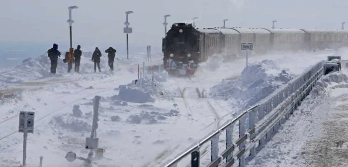 Germania, lovită de un episod dur de iarnă. Foto AFP