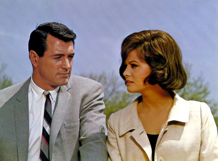 Rock Hudson era dorit si de partenerele cu care juca (Foto> Profimedia)