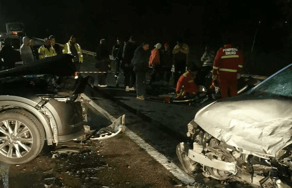 Teribil accident pe E70, provocat de un șofer băut. O persoană a murit și alte două au fost rănite