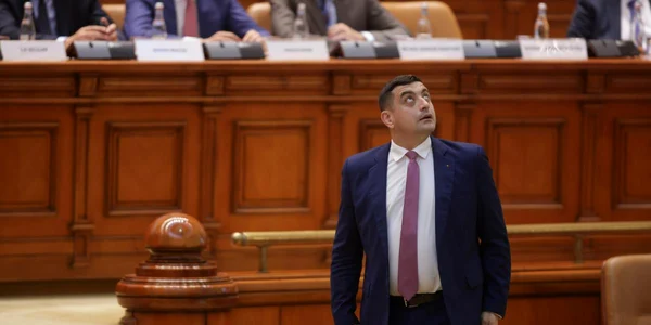 George Simion în Parlament FOTO Inquam Photos / George Călin