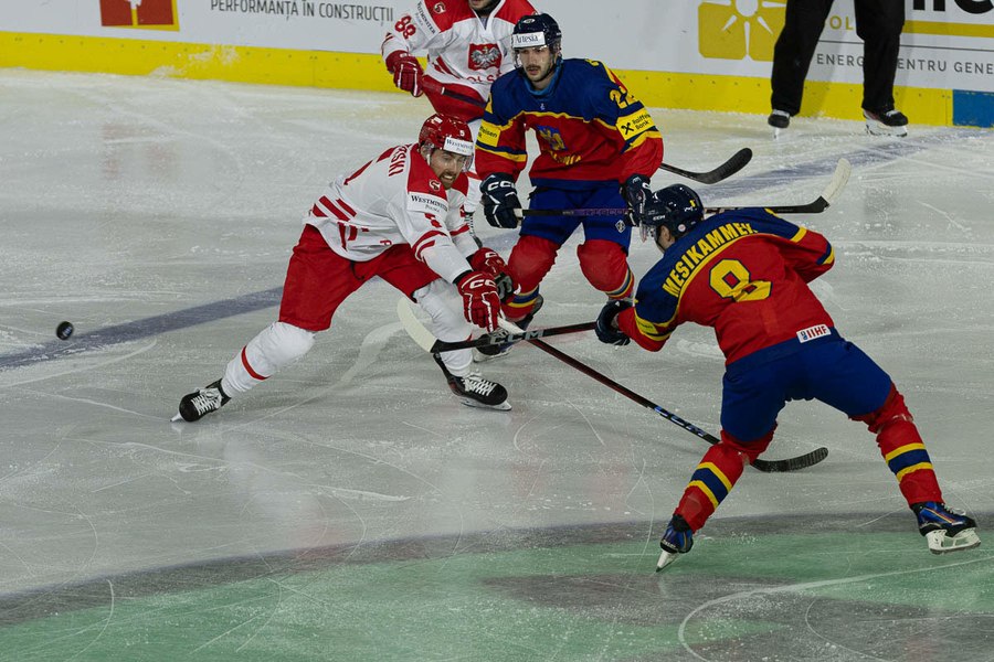 România, bătută acasă de Polonia, la Campionatul Mondial de hochei găzduit de țara noastră