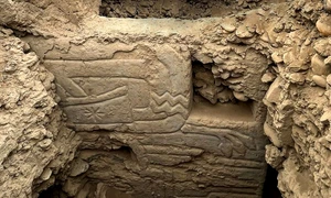 Frescă murală cu o vechime de peste 3.000 de ani, descoperită de arheologii peruani (© Pontificia Universidad Católica del Perú)