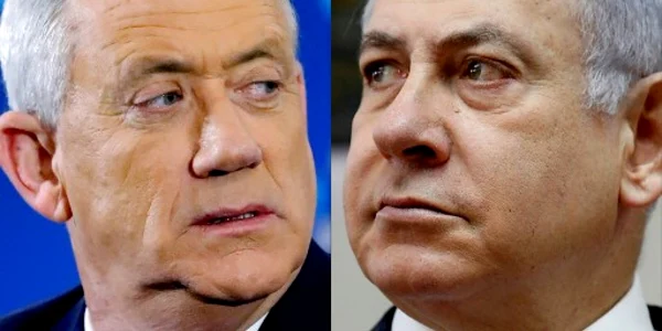 Benjamin Netanyahu si Benny Gantz alegeri Israel FOTO AFP