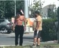 Gigi Becali, în inspecție la bustul gol. Captură TikTok