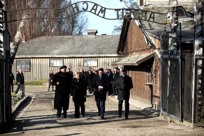 Cancelarul german consideră că Holocaustul „o ruptură în civilizaţie“  FOTO EPA-EFE