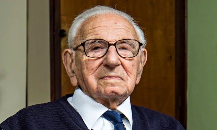 Nicholas Winton la bătrânețe