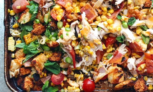 Warm Chicken and Corn Salad with Sweet Chilli and Lime Dressing 13 jpeg